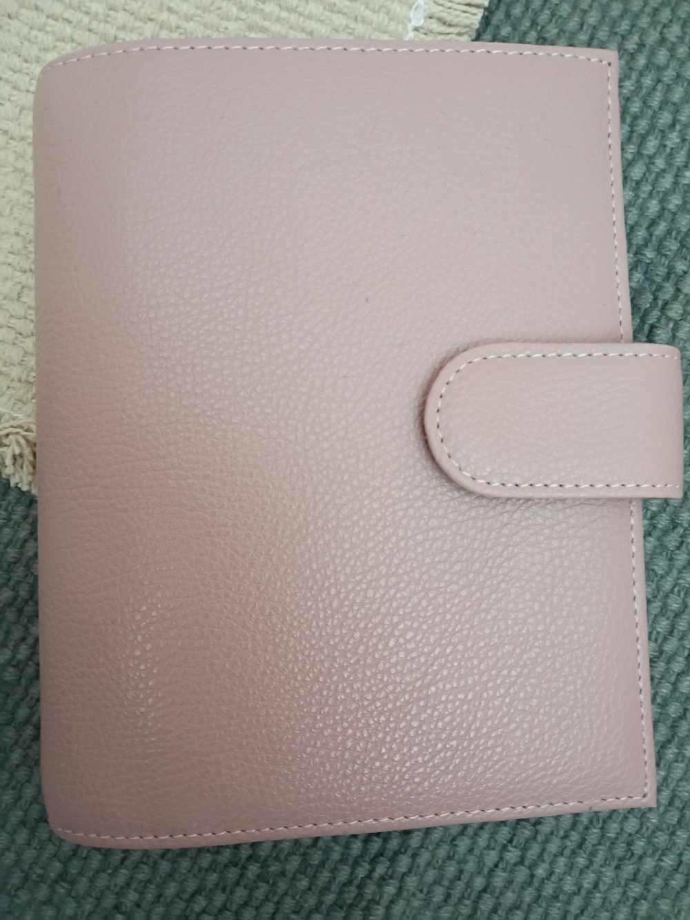 A7 Budget Binder Cash Envelope Wallet Dusty Rose Pink 6 Ring Planner Organizer - Picture 6 of 6